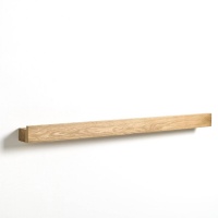 Полка-карниз Из дуба l100 см Dagane единый размер каштановый AM.PM  фото, kupilegko.ru